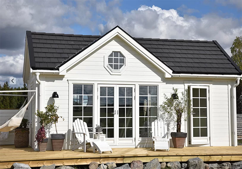 Nybyggnation attefallshus Kyrkokopinge Skane 1