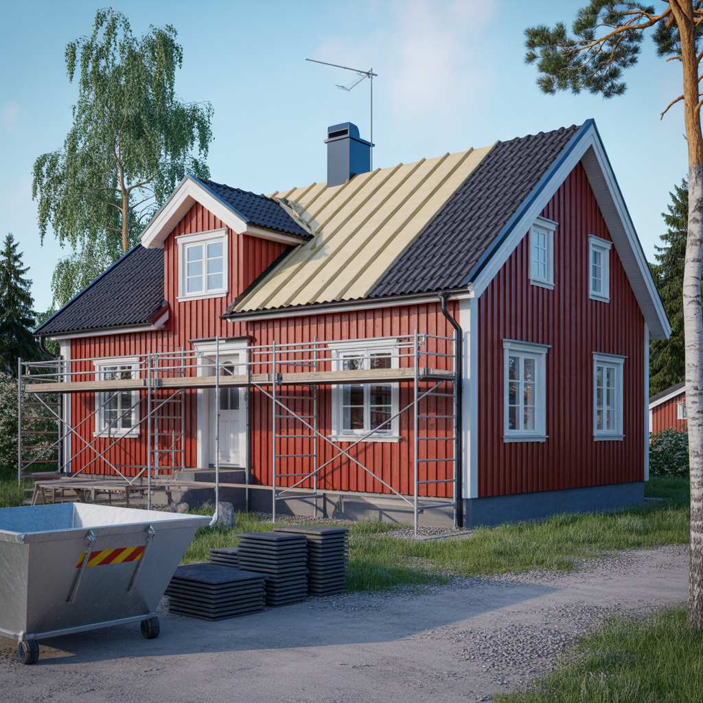 planera takbyte checklista fran offert till slutbesiktning