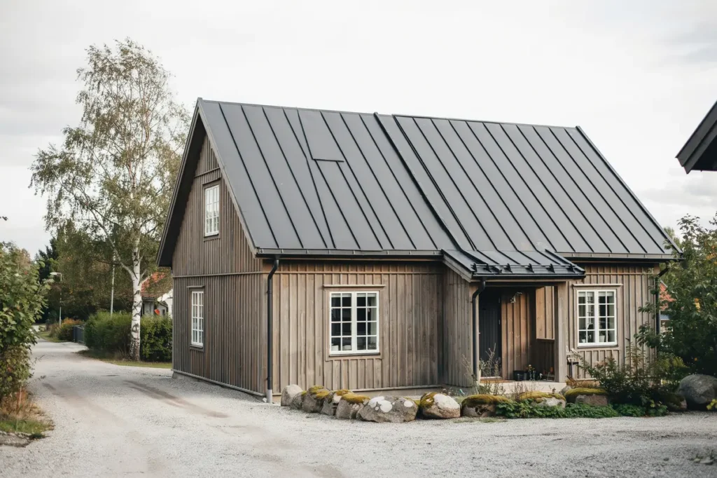 bandt ckt pl t eller dubbelfalsat pl ttak s v ljer du r tt tak f r huset
