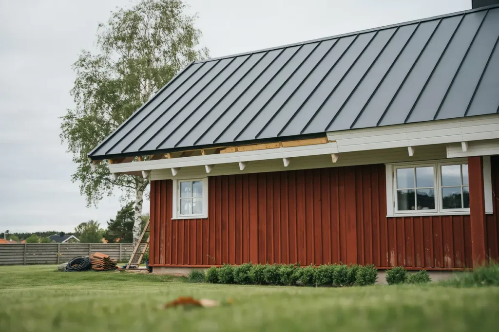 byte av l kt och takfotsrenovering p villa i smygehamn
